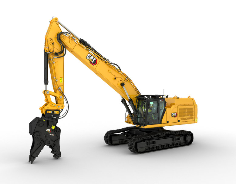 The Cat® 352 Straight Boom Excavators are perfect for demolition and bridge work
